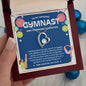 To My Amazing Gymnast Daughter - Bright Joy - Blue - Forever My Love Necklace