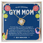 To My Amazing Gymnastics Mom - Bright Joy - Blue - Love Knot Necklace