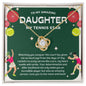 To My Amazing Daughter My Tennis Star - Bright Joy - Love Knot Necklace