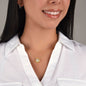 Perfect 10 Gymnastics Coach - Holiday Gold - Love Knot Necklace