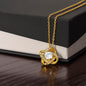 To My Lovely Wife - Holiday Joy - Love Knot Necklace