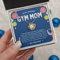 To My Amazing Gymnastics Mom - Bright Joy - Blue - Love Knot Necklace