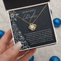 To My Wife - My True North Star - Love Knot Necklace