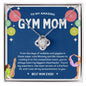 To My Amazing Gymnastics Mom - Bright Joy - Blue - Love Knot Necklace