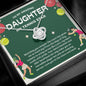 To My Amazing Daughter My Tennis Star - Bright Joy - Love Knot Necklace