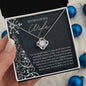 To My Wife - My True North Star - Love Knot Necklace