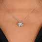 Perfect 10 Gymnastics Coach - Holiday Gold - Love Knot Necklace