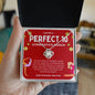 Perfect 10 Gymnastics Coach - Holiday Gold - Love Knot Necklace