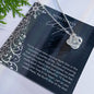 To My Wife - My True North Star - Love Knot Necklace