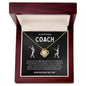 To An Amazing Gymnastics Coach - Soaring Dynamo - Love Knot Necklace
