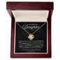 To My Beautiful Daughter - Greatest Joy - Love Knot Necklace