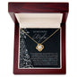 To My Wife - My True North Star - Love Knot Necklace
