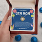 To My Amazing Gymnastics Mom - Bright Joy - Blue - Love Knot Necklace