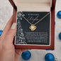 To My Wife - My True North Star - Love Knot Necklace