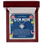 To My Amazing Gymnastics Mom - Bright Joy - Blue - Love Knot Necklace