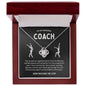 To An Amazing Gymnastics Coach - Soaring Dynamo - Love Knot Necklace