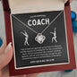 To An Amazing Gymnastics Coach - Soaring Dynamo - Love Knot Necklace