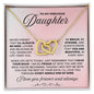To My Precious Daughter - All My Days - Interlocking Hearts Necklace