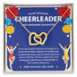 To My Amazing Cheerleader Daughter - Cheer Superstar - Blue - Interlocking Hearts Necklace