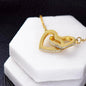 To My Amazing Gymnast Daughter - Bright Joy - Interlocking Hearts Necklace