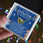 To My Graceful Dancer Daughter - Shine Bright - Blue - Interlocking Hearts Necklace