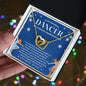 To My Graceful Dancer Granddaughter - Shine Bright - Blue - Interlocking Hearts Necklace