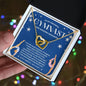 To My Graceful Gymnast Daughter - Shine Bright - Blue - Interlocking Hearts Necklace
