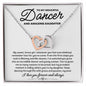 To My Graceful Dancer Daughter - My Brave Dancer - Interlocking Hearts Necklace