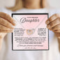 To My Precious Daughter - All My Days - Interlocking Hearts Necklace