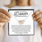 To My Graceful Dancer Daughter - My Brave Dancer - Interlocking Hearts Necklace