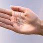 To My Amazing Gymnast Daughter - Bright Joy - Interlocking Hearts Necklace