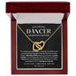 To My Graceful Dancer Daughter - Pride & Joy - Interlocking Hearts Necklace