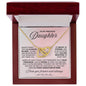 To My Precious Daughter - All My Days - Interlocking Hearts Necklace