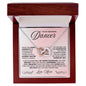 To My Graceful Dancer Daughter - Never Fade - Pink - Interlocking Hearts Necklace