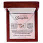 To My Precious Daughter - All My Days - Interlocking Hearts Necklace