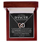 To My Graceful Dancer Daughter - Pride & Joy - Interlocking Hearts Necklace