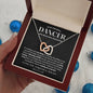 To My Graceful Dancer Daughter - Pride & Joy - Interlocking Hearts Necklace