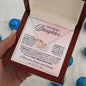 To My Precious Daughter - All My Days - Interlocking Hearts Necklace