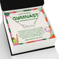 To My Amazing Gymnast Daughter - Holiday Delight - Custom Name Necklace