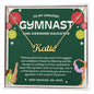 To My Amazing Gymnast Daughter - Bright Joy - Custom Name Necklace