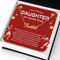 To My Amazing Daughter My Tennis Star - Holiday Gold -  Custom Name Necklace