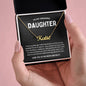 To My Amazing Daughter - Force of Nature - Custom Name Necklace