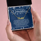 To My Amazing Daughter - Winter Wonderland - Custom Name Necklace