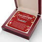 To My Amazing Daughter My Tennis Star - Holiday Gold -  Custom Name Necklace