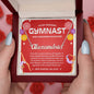 To My Amazing Gymnast Daughter - Bright Joy - Red - Custom Name Necklace