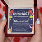 To My Amazing Gymnast Daughter - Bright Joy - Navy - Custom Name Necklace