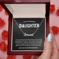 To My Amazing Daughter - Force of Nature - Custom Name Necklace