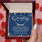 To My Amazing Daughter - Winter Wonderland - Custom Name Necklace