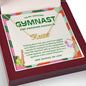 To My Amazing Gymnast Daughter - Holiday Delight - Custom Name Necklace