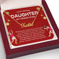 To My Amazing Daughter My Tennis Star - Holiday Gold -  Custom Name Necklace